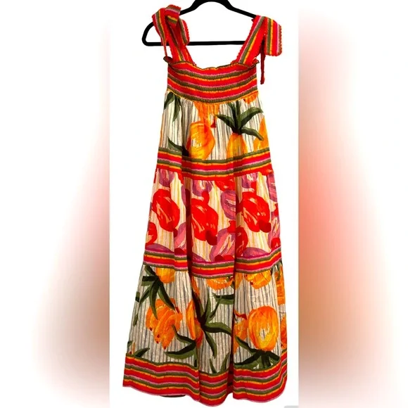 knee length dresses for ladies House of Harlow 1960 Orange Floral Ruched Maxi Skirt